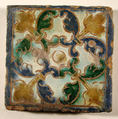 Pavement tiles, Tin-glazed earthenware, Spanish, Seville