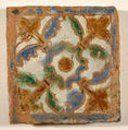 Pavement tiles, Tin-glazed earthenware, Spanish, Seville