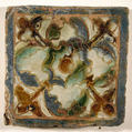 Pavement tiles, Tin-glazed earthenware, Spanish, Seville