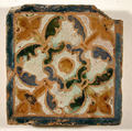 Pavement tiles, Tin-glazed earthenware, Spanish, Seville