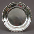 Plate from a table service owned by Chancellor Robert R. Livingston of New York, Jacques-Nicolas Roettiers (1736–1788, master 1765, retired 1777), Silver, French, Paris