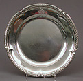 Plate from a table service owned by Chancellor Robert R. Livingston of New York, Jacques-Nicolas Roettiers (1736–1788, master 1765, retired 1777), Silver, French, Paris