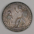 William III, Prince of Orange (1650–1702), at the Age of Four, Pieter van Abeele (Dutch, 1608–1684), Silver: two cast chased shells soldered together, Dutch