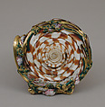 Shell box with enameled gold mounts, Gold, enameled; shell, French, Paris