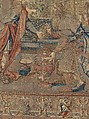 Story of Abraham: The Meeting of Abraham and Melchizedek, Pieter Coecke van Aelst (Netherlandish, Aelst 1502–1550 Brussels), Wool, silk and gilt metallic thread, Netherlandish, Brussels