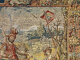 Seven Deadly Sins: Pride tapestry, Designed by Pieter Coecke van Aelst (Netherlandish, Aelst 1502–1550 Brussels), Wool, silk, and gold and silver-metal-wrapped threads, Netherlandish, Brussels
