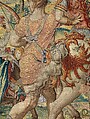 Seven Deadly Sins: Pride tapestry, Designed by Pieter Coecke van Aelst (Netherlandish, Aelst 1502–1550 Brussels), Wool, silk, and gold and silver-metal-wrapped threads, Netherlandish, Brussels