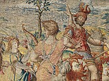 Seven Deadly Sins: Pride tapestry, Designed by Pieter Coecke van Aelst (Netherlandish, Aelst 1502–1550 Brussels), Wool, silk, and gold and silver-metal-wrapped threads, Netherlandish, Brussels