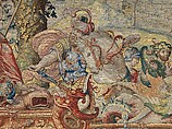 Seven Deadly Sins: Pride tapestry, Designed by Pieter Coecke van Aelst (Netherlandish, Aelst 1502–1550 Brussels), Wool, silk, and gold and silver-metal-wrapped threads, Netherlandish, Brussels