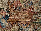 Seven Deadly Sins: Pride tapestry, Designed by Pieter Coecke van Aelst (Netherlandish, Aelst 1502–1550 Brussels), Wool, silk, and gold and silver-metal-wrapped threads, Netherlandish, Brussels
