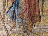 The Story of Vertumnus and Pomona: Vertumnus in the Guise of a Herdsman tapestry, Designed by Pieter Coecke van Aelst (Netherlandish, Aelst 1502–1550 Brussels), Wool, silk, and gold and silver-metal-wrapped threads, Netherlandish, Brussels