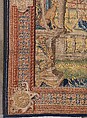The Story of Vertumnus and Pomona: Vertumnus in the Guise of a Herdsman tapestry, Designed by Pieter Coecke van Aelst (Netherlandish, Aelst 1502–1550 Brussels), Wool, silk, and gold and silver-metal-wrapped threads, Netherlandish, Brussels
