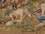 Conquest of Tunis: Quest For Fodder tapestry, Designed by Pieter Coecke van Aelst (Netherlandish, Aelst 1502–1550 Brussels), Wool, silk, and gold and silver-metal-wrapped threads, Netherlandish, Brussels