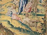 Fables of Ovid: Flaying Of Marsyas tapestry, Designed by Pieter Coecke van Aelst (Netherlandish, Aelst 1502–1550 Brussels), Wool, silk, and gold and silver-metal-wrapped threads, Netherlandish, Brussels