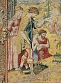 Fables of Ovid: Flaying Of Marsyas tapestry, Designed by Pieter Coecke van Aelst (Netherlandish, Aelst 1502–1550 Brussels), Wool, silk, and gold and silver-metal-wrapped threads, Netherlandish, Brussels