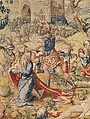 The Story of Saint Paul: The Martyrdom of Saint Paul, Pieter Coecke van Aelst (Netherlandish, Aelst 1502–1550 Brussels), Wool and silk threads, Netherlandish, Brussels