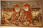 The Audience of the Emperor from the series The Story of the Emperor of China, Guy Louis Vernansal the Elder (French, Fontainebleau 1648–1729 Paris), Wool, silk (19-20 warps per inch, 8 per cm.), French, Beauvais