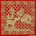 Square, Needle lace, French