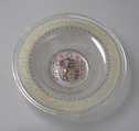 Bowl, Glass, enameled, Italian, Venice (Murano)