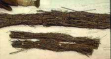 Three bundles of thatch, Natural materials, Italian, Naples