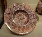 Bowl, Tin-glazed and luster-painted earthenware, Spanish, Valencia