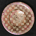 Plate, Tin-glazed and luster-painted earthenware, Spanish, Valencia