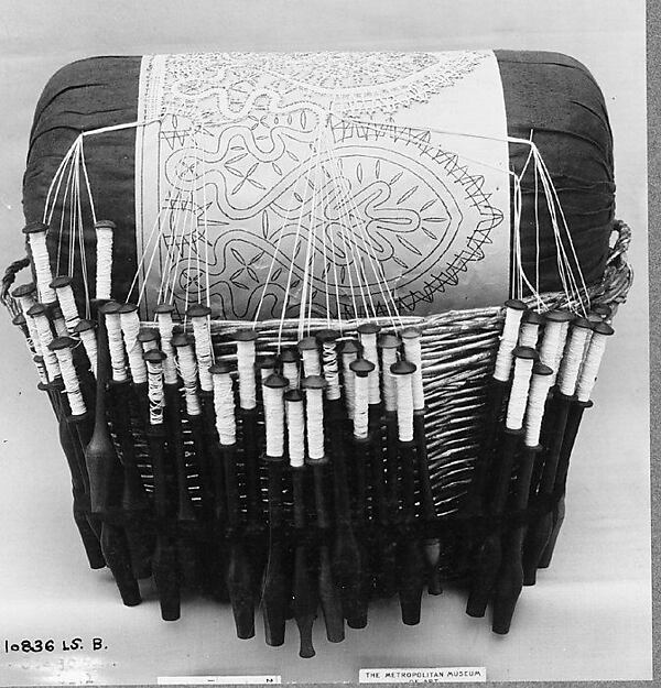 Lace pillow by an unrecorded maker, The Metropolitan Museum of Art
