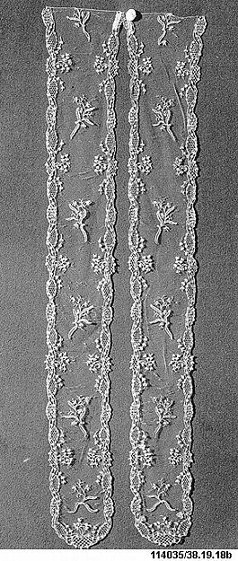 Pair of lappets (part of a garniture) by an unrecorded maker, The Metropolitan Museum of Art