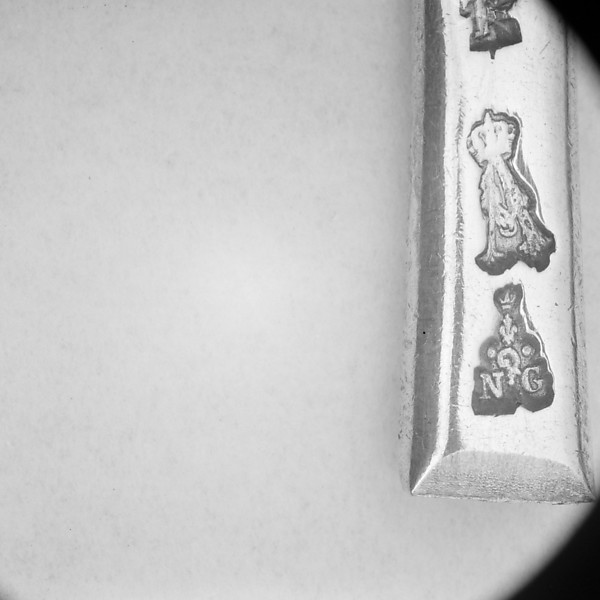 Section of a spoon handle by Nicolas Gonthier, The Metropolitan Museum of Art