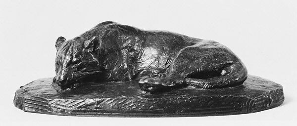 Jaguar Sleeping by Antoine-Louis Barye, The Metropolitan Museum of Art