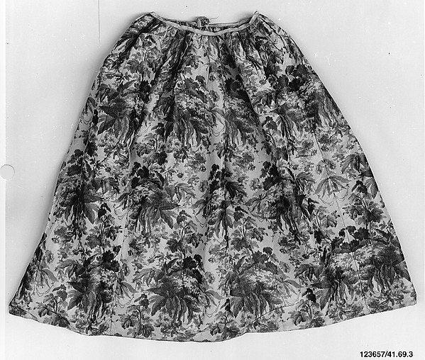 Part of a skirt