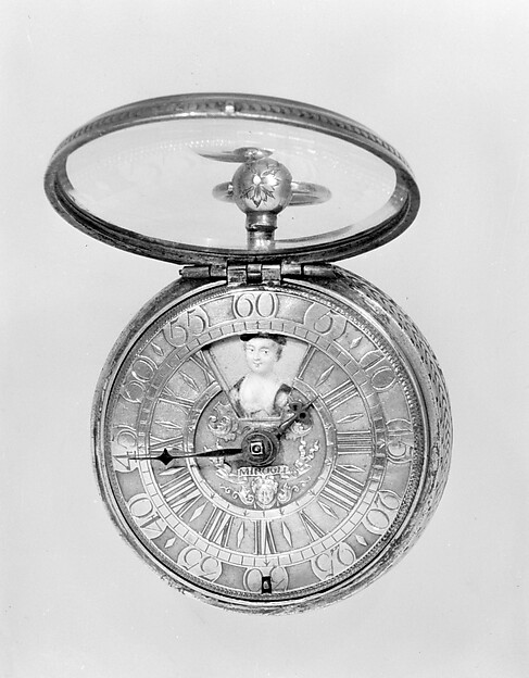 Watch with revolving portraits