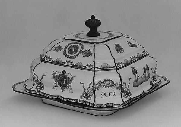 Dish with cover (part of a service) by an unrecorded maker, The Metropolitan Museum of Art