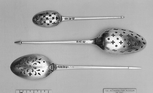 Strainer spoon by an unrecorded maker, The Metropolitan Museum of Art