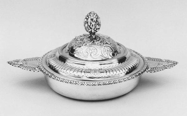 Broth bowl with cover (écuelle) by Éloi Guérin, The Metropolitan Museum of Art