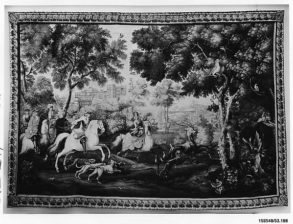 Stag Hunt by Beauvais, The Metropolitan Museum of Art