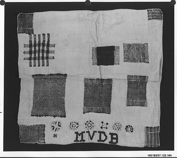 Embroidered darning sampler by an unrecorded maker, The Metropolitan Museum of Art