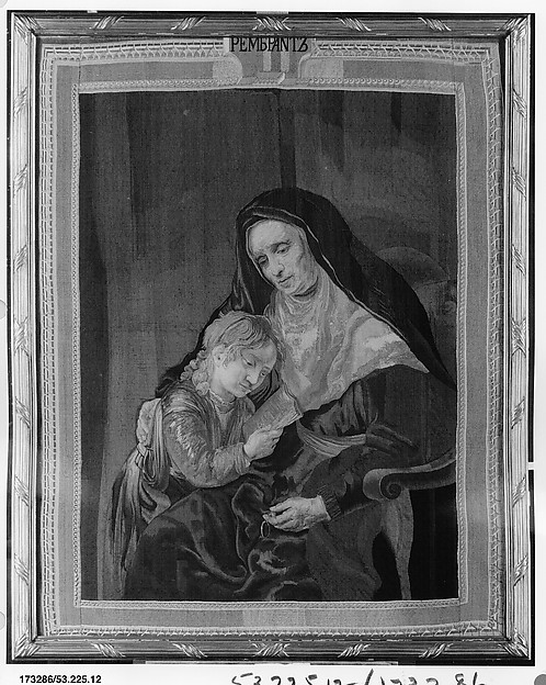 Hannah and the Infant Samuel by Imperial Russian Tapestry Manufactory, Saint Petersburg, The Metropolitan Museum of Art