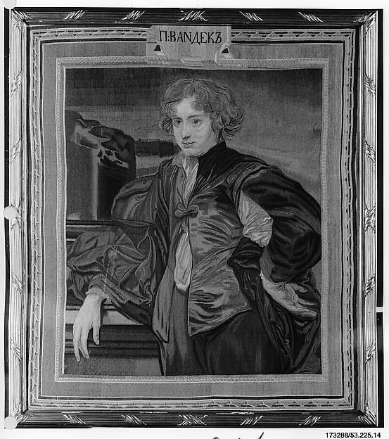 Anthony Van Dyck, Self Portrait by Imperial Russian Tapestry Manufactory, Saint Petersburg, The Metropolitan Museum of Art