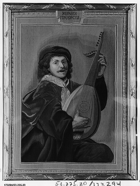 Man with a Lute by Imperial Russian Tapestry Manufactory, Saint Petersburg, The Metropolitan Museum of Art