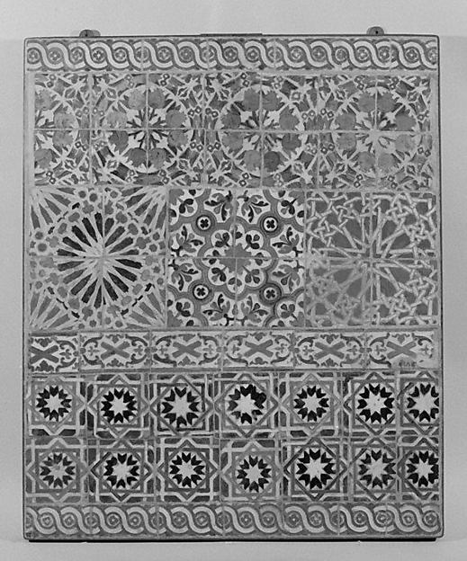Panel of tiles by an unrecorded maker, The Metropolitan Museum of Art