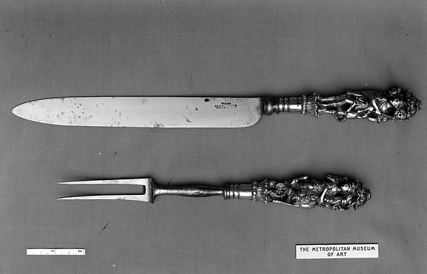 Carving knife and fork by an unrecorded maker, The Metropolitan Museum of Art