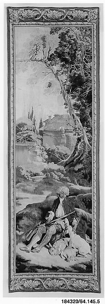 The Hunter from a set of the Italian Village Scenes by François Boucher, The Metropolitan Museum of Art