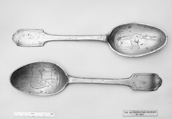 Pair of spoons by an unrecorded maker, The Metropolitan Museum of Art