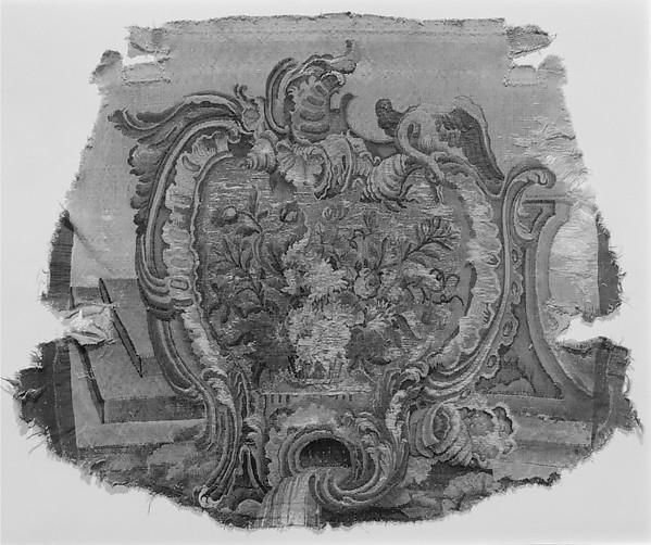 Rocaille cartouches with flowers by Pierre Edmé Babel, The Metropolitan Museum of Art