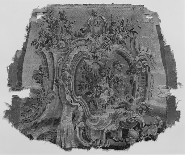 Rocaille cartouches with flowers by Pierre Edmé Babel, The Metropolitan Museum of Art