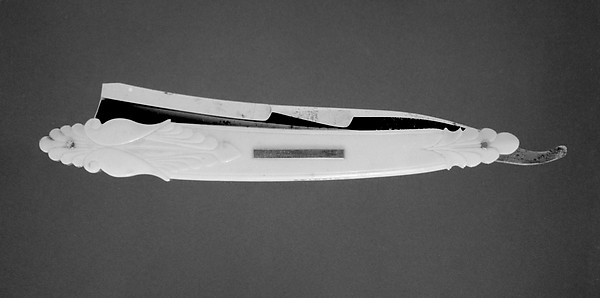 Four razors with ivory handles (part of a set) by Hawcroft & Pearson, England, The Metropolitan Museum of Art