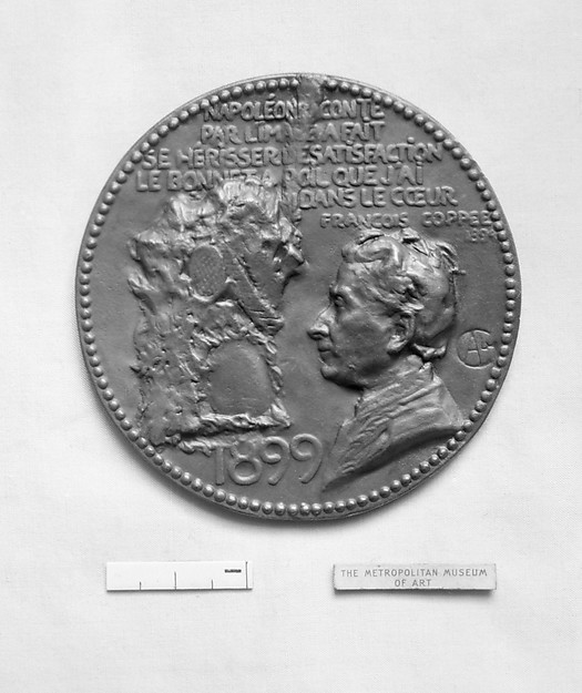 Portrait of François Coppée of the French Academy & Legion of Honor by Alexandre-Louis-Marie Charpentier, The Metropolitan Museum of Art