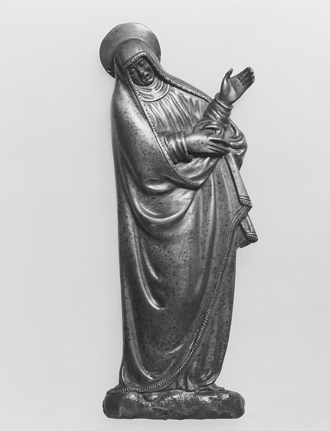 Mourning Virgin from a Crucifixion Group by Benedetto da Maiano
