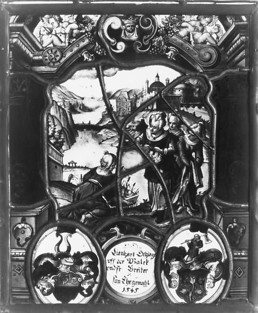The Finding of Moses by Pharaoh's Daughter (one of a pair) by St. Gallen